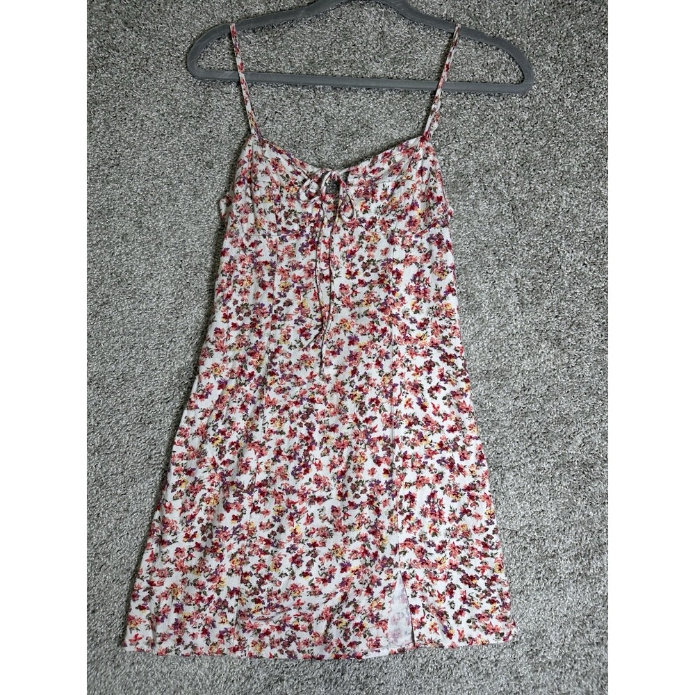 Aeropostale Floral Tie Front Cami‎ Mini Dress XS Cottagecore Sundress